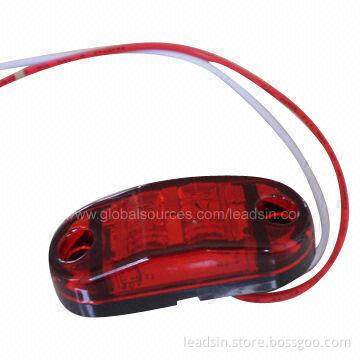 Bike LED Side Marker Light/Indicator with PC Lens, IP66 Waterproof Rate, E-mark E11